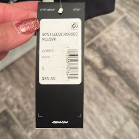 Super soft! Adidas hoodie size 5 kids  NWT - Picture 7 of 7